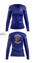 82d ABN DIV 72745716 Women's Long Sleeve V-neck Shirt - 100