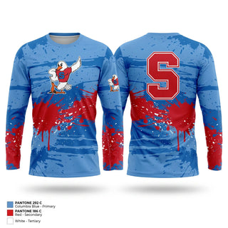 Long Sleeve Performance Shirt, Seaside seagulls, Softball, Teamtime, Team time, sublimation, custom sports apparel, team uniforms, spirit wear, spiritwear, sports uniforms, custom shirts, team store, custom team store, fundraiser sports, apparel fundraiser
