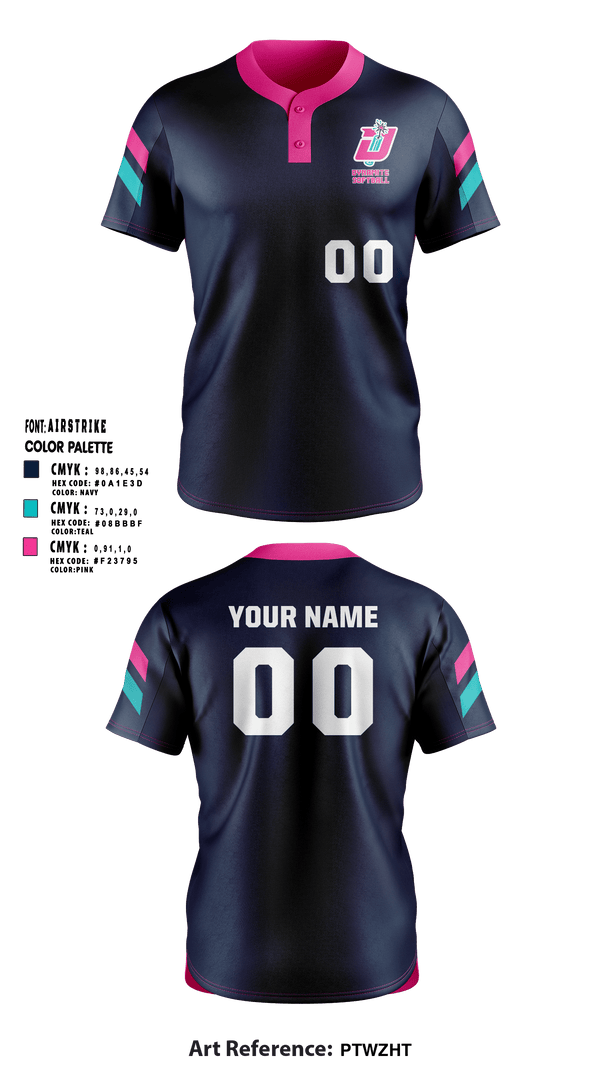 Two Button Softball Jersey, Dynamite, Softball, Teamtime, Team time, sublimation, custom sports apparel, team uniforms, spirit wear, spiritwear, sports uniforms, custom shirts, team store, custom team store, fundraiser sports, apparel fundraiser