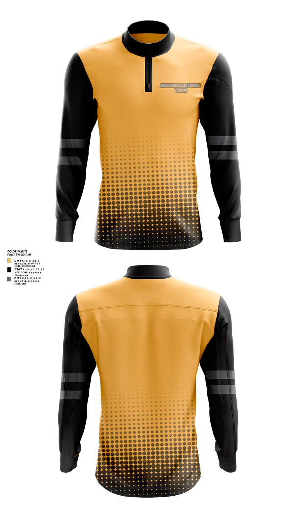 Quarter Zip Jacket, Northwestern Lehigh Tigers, , Teamtime, Team time, sublimation, custom sports apparel, team uniforms, spirit wear, spiritwear, sports uniforms, custom shirts, team store, custom team store, fundraiser sports, apparel fundraiser