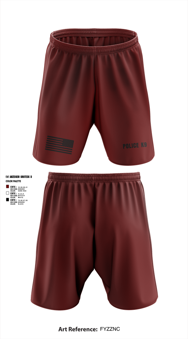 Athletic Shorts With Pockets, POLICE K9, , Teamtime, Team time, sublimation, custom sports apparel, team uniforms, spirit wear, spiritwear, sports uniforms, custom shirts, team store, custom team store, fundraiser sports, apparel fundraiser