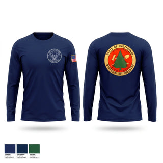Long Sleeve Performance Shirt, CALFIRE Rainbow Fire Center, Fire Department, Teamtime, Team time, sublimation, custom sports apparel, team uniforms, spirit wear, spiritwear, sports uniforms, custom shirts, team store, custom team store, fundraiser sports, apparel fundraiser