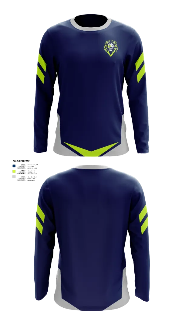 Long Sleeve Performance Shirt, Lions, , Teamtime, Team time, sublimation, custom sports apparel, team uniforms, spirit wear, spiritwear, sports uniforms, custom shirts, team store, custom team store, fundraiser sports, apparel fundraiser