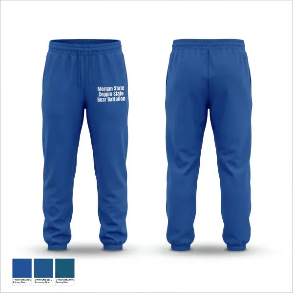 Sweatpants, Morgan State/Coppin State Bear Battalion, Army, Teamtime, Team time, sublimation, custom sports apparel, team uniforms, spirit wear, spiritwear, sports uniforms, custom shirts, team store, custom team store, fundraiser sports, apparel fundraiser