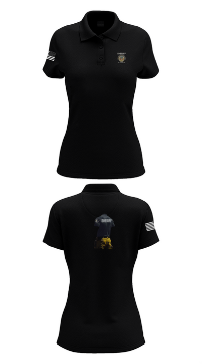 Sheriff Transportation 46102117 Women's Short Sleeve Performance Polo  - 33
