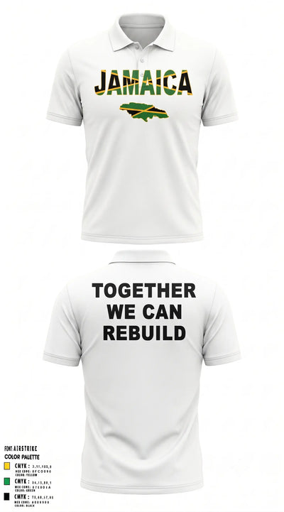 Jamaican Olympic Ice Hockey Federation 18663712  Short Sleeve Performance Polo - 22