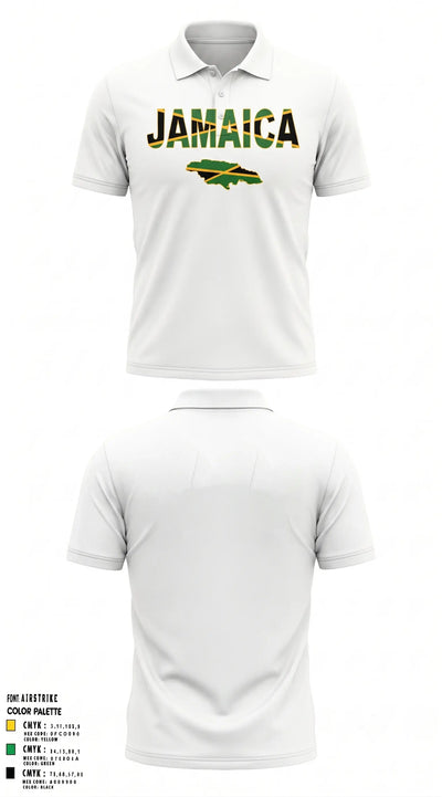 Jamaican Olympic Ice Hockey Federation 18663712  Short Sleeve Performance Polo - 22