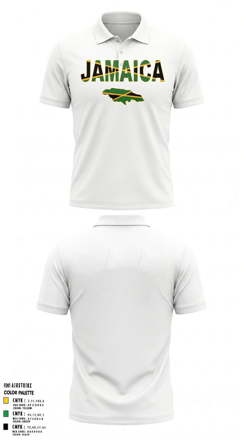 Jamaican Olympic Ice Hockey Federation 18663712  Short Sleeve Performance Polo - 22
