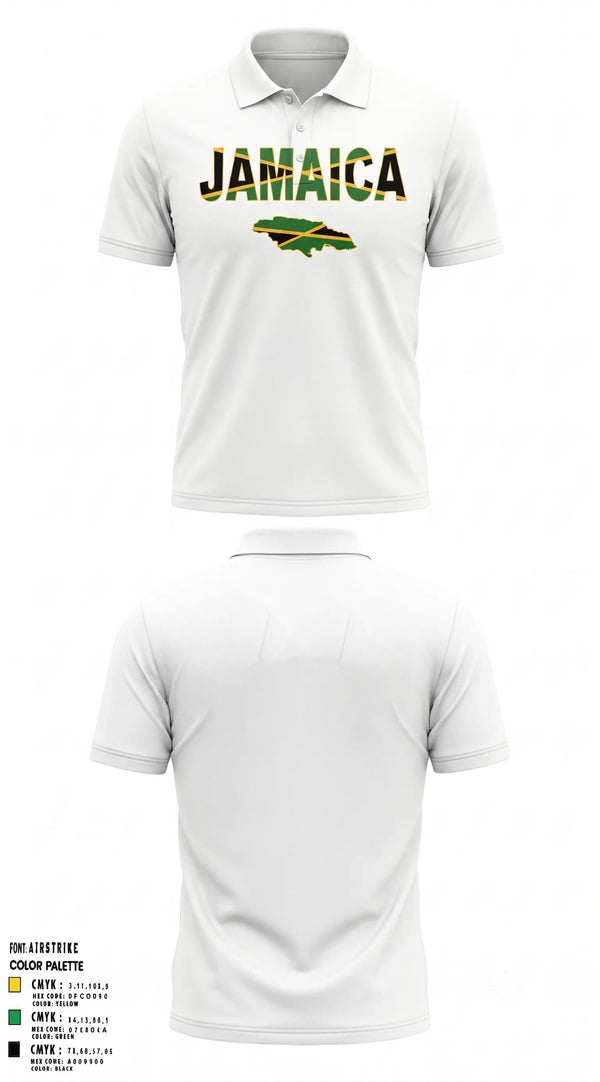 Jamaican Olympic Ice Hockey Federation 18663712  Short Sleeve Performance Polo - 22