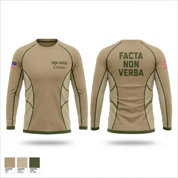 Long Sleeve Performance Shirt, 3BN/6BDE Cobras, Army, Teamtime, Team time, sublimation, custom sports apparel, team uniforms, spirit wear, spiritwear, sports uniforms, custom shirts, team store, custom team store, fundraiser sports, apparel fundraiser