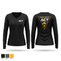 Santa Monica Police Department Arrest and Control Team Women's Long Sleeve V-neck Shirt - 1