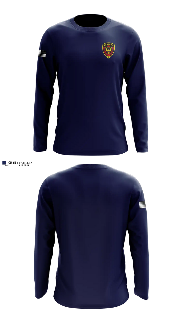 Long Sleeve Performance Shirt, Vicksburg Police Department, Police, Teamtime, Team time, sublimation, custom sports apparel, team uniforms, spirit wear, spiritwear, sports uniforms, custom shirts, team store, custom team store, fundraiser sports, apparel fundraiser