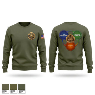 Crew Neck Sweatshirt, SRO, Police, Teamtime, Team time, sublimation, custom sports apparel, team uniforms, spirit wear, spiritwear, sports uniforms, custom shirts, team store, custom team store, fundraiser sports, apparel fundraiser