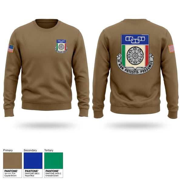 Crew Neck Sweatshirt, 244th QUARTERMASTER BATTALION, Army, Teamtime, Team time, sublimation, custom sports apparel, team uniforms, spirit wear, spiritwear, sports uniforms, custom shirts, team store, custom team store, fundraiser sports, apparel fundraiser