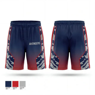 Athletic Shorts With Pockets, Avengers, , Teamtime, Team time, sublimation, custom sports apparel, team uniforms, spirit wear, spiritwear, sports uniforms, custom shirts, team store, custom team store, fundraiser sports, apparel fundraiser