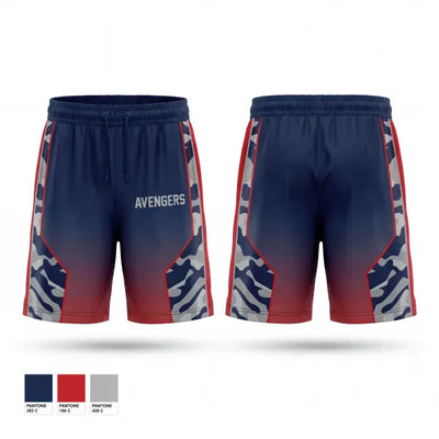 Avengers 6549397 Athletic Shorts With Pockets - 1