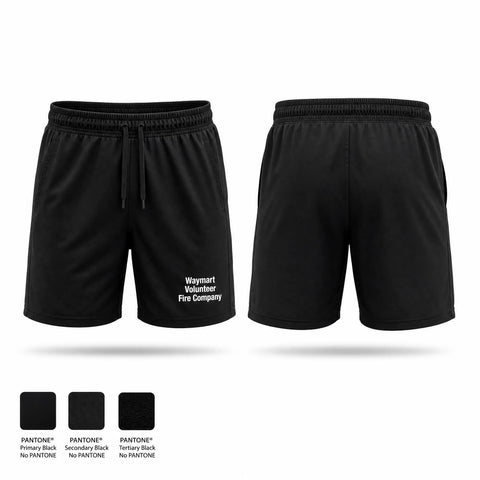 Athletic Shorts With Pockets, Waymart Volunteer Fire Company, Fire Department, Teamtime, Team time, sublimation, custom sports apparel, team uniforms, spirit wear, spiritwear, sports uniforms, custom shirts, team store, custom team store, fundraiser sports, apparel fundraiser