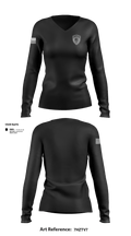 Pennington Borough Police Department 2559826 Women's Long Sleeve V-neck Shirt - 25