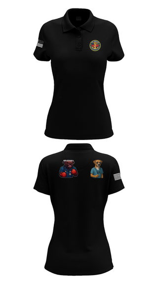 Womens Short Sleeve Performance Polo, USS Boxer, , Teamtime, Team time, sublimation, custom sports apparel, team uniforms, spirit wear, spiritwear, sports uniforms, custom shirts, team store, custom team store, fundraiser sports, apparel fundraiser