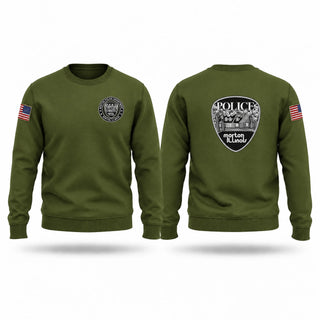 Crew Neck Sweatshirt, Morton Police Department, Police, Teamtime, Team time, sublimation, custom sports apparel, team uniforms, spirit wear, spiritwear, sports uniforms, custom shirts, team store, custom team store, fundraiser sports, apparel fundraiser