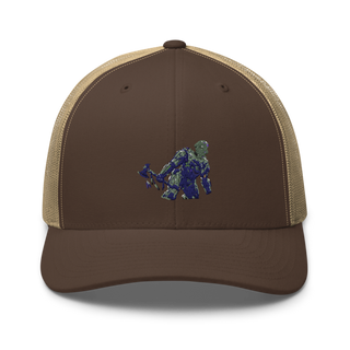 Chief Oliva Retro Trucker Hat | Yupoong 6606