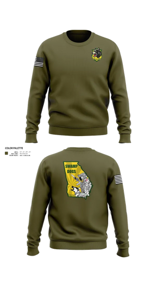 Crew Neck Sweatshirt, 93D MP DET (MWD), , Teamtime, Team time, sublimation, custom sports apparel, team uniforms, spirit wear, spiritwear, sports uniforms, custom shirts, team store, custom team store, fundraiser sports, apparel fundraiser