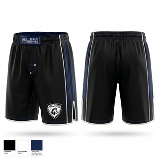 Fight Shorts, West Texas Combatives, , Teamtime, Team time, sublimation, custom sports apparel, team uniforms, spirit wear, spiritwear, sports uniforms, custom shirts, team store, custom team store, fundraiser sports, apparel fundraiser