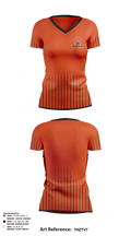 Macon Tiger Golf 16670206 Women's Short Sleeve V-neck Shirt - 1