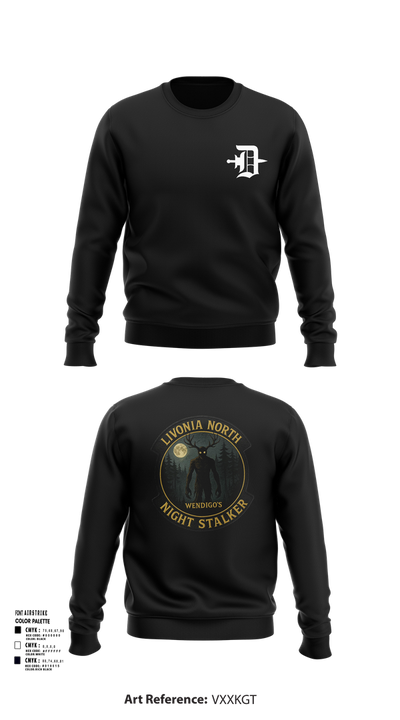 Livonia North Recruiting Station 17029649 Crew Neck Sweatshirt - 157