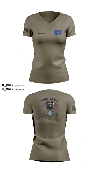 Womens Short Sleeve Vneck Shirt, E/501st AVMX, Army, Teamtime, Team time, sublimation, custom sports apparel, team uniforms, spirit wear, spiritwear, sports uniforms, custom shirts, team store, custom team store, fundraiser sports, apparel fundraiser