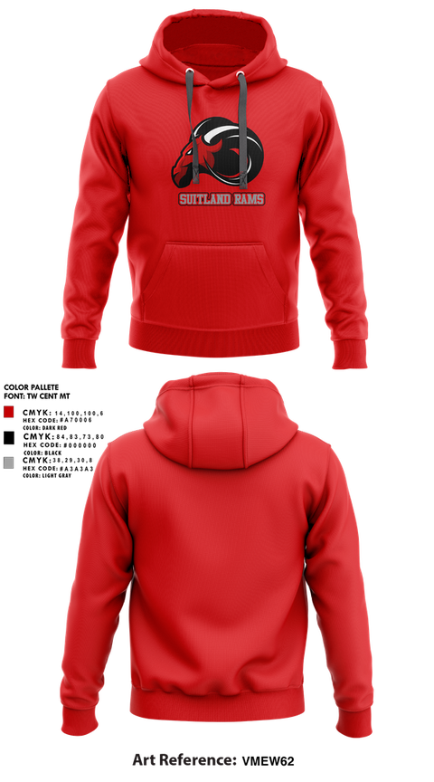 Hoodie, Suitland Rams, , Teamtime, Team time, sublimation, custom sports apparel, team uniforms, spirit wear, spiritwear, sports uniforms, custom shirts, team store, custom team store, fundraiser sports, apparel fundraiser