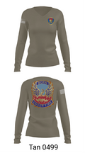 HHC/128th Aviation Brigade 36515709 Women's Long Sleeve V-neck Shirt - 77