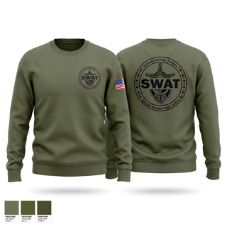 Crew Neck Sweatshirt, Jackson County Joint SWAT, Police, Teamtime, Team time, sublimation, custom sports apparel, team uniforms, spirit wear, spiritwear, sports uniforms, custom shirts, team store, custom team store, fundraiser sports, apparel fundraiser