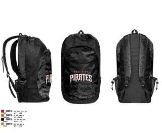 Gear Bag, Port City Pirates, Baseball, Teamtime, Team time, sublimation, custom sports apparel, team uniforms, spirit wear, spiritwear, sports uniforms, custom shirts, team store, custom team store, fundraiser sports, apparel fundraiser