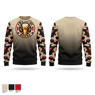 Crew Neck Sweatshirt, Bench Beers, Ice Hockey, Teamtime, Team time, sublimation, custom sports apparel, team uniforms, spirit wear, spiritwear, sports uniforms, custom shirts, team store, custom team store, fundraiser sports, apparel fundraiser