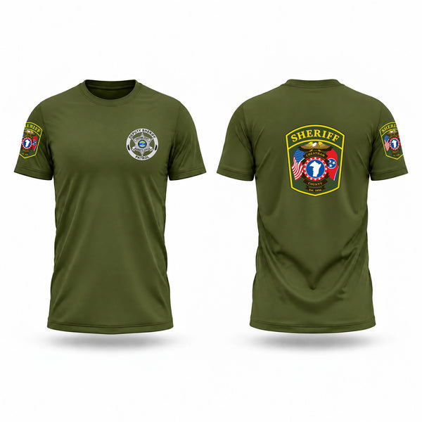Short Sleeve Performance Shirt, CHEATHAM COUNTY SHERIFF'S OFFICE, Police, Teamtime, Team time, sublimation, custom sports apparel, team uniforms, spirit wear, spiritwear, sports uniforms, custom shirts, team store, custom team store, fundraiser sports, apparel fundraiser