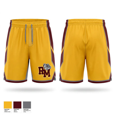 Ruleville Middle Lady Bulldogs Athletic Shorts With Pockets - 1