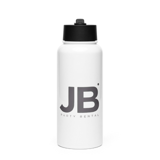 JB party rental 11358925 Stainless Steel Water Bottle with a Straw Lid