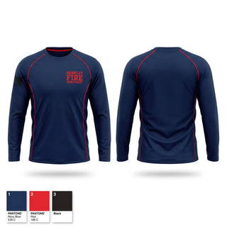 Long Sleeve Performance Shirt, Brawley Fire Department, Fire Department, Teamtime, Team time, sublimation, custom sports apparel, team uniforms, spirit wear, spiritwear, sports uniforms, custom shirts, team store, custom team store, fundraiser sports, apparel fundraiser
