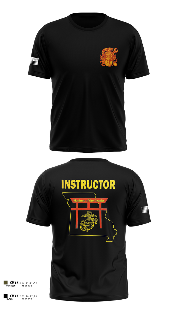 Short Sleeve Performance Shirt, MARCOR DET FLW, , Teamtime, Team time, sublimation, custom sports apparel, team uniforms, spirit wear, spiritwear, sports uniforms, custom shirts, team store, custom team store, fundraiser sports, apparel fundraiser