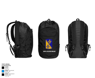 Gear Bag, 128th Aviation Brigade, Army, Teamtime, Team time, sublimation, custom sports apparel, team uniforms, spirit wear, spiritwear, sports uniforms, custom shirts, team store, custom team store, fundraiser sports, apparel fundraiser
