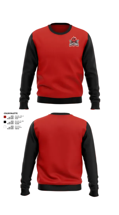 DownEast Outlaws 43136486 Crew Neck Sweatshirt - 22