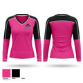 Brooklyn Lady Panthers Women's Long Sleeve V-neck Shirt - 1