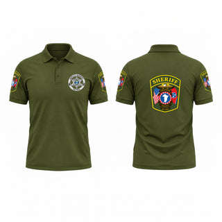 Short Sleeve Performance Polo, CHEATHAM COUNTY SHERIFF'S OFFICE, Police, Teamtime, Team time, sublimation, custom sports apparel, team uniforms, spirit wear, spiritwear, sports uniforms, custom shirts, team store, custom team store, fundraiser sports, apparel fundraiser