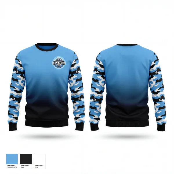 Crew Neck Sweatshirt, MILE HIGH 12:11, Men's Basketball, Teamtime, Team time, sublimation, custom sports apparel, team uniforms, spirit wear, spiritwear, sports uniforms, custom shirts, team store, custom team store, fundraiser sports, apparel fundraiser