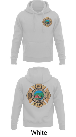 Hoodie, Cedar Bluff Fire Department, Fire Department, Teamtime, Team time, sublimation, custom sports apparel, team uniforms, spirit wear, spiritwear, sports uniforms, custom shirts, team store, custom team store, fundraiser sports, apparel fundraiser