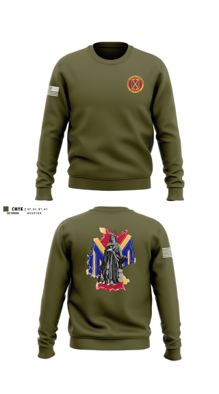 Crew Neck Sweatshirt, 10th AAMDC, Army, Teamtime, Team time, sublimation, custom sports apparel, team uniforms, spirit wear, spiritwear, sports uniforms, custom shirts, team store, custom team store, fundraiser sports, apparel fundraiser