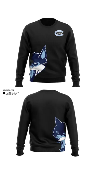 Crew Neck Sweatshirt, Clarksburg High School, , Teamtime, Team time, sublimation, custom sports apparel, team uniforms, spirit wear, spiritwear, sports uniforms, custom shirts, team store, custom team store, fundraiser sports, apparel fundraiser