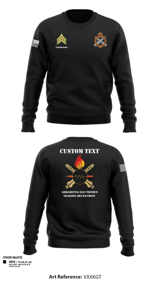 Crew Neck Sweatshirt, AETD, Army, Teamtime, Team time, sublimation, custom sports apparel, team uniforms, spirit wear, spiritwear, sports uniforms, custom shirts, team store, custom team store, fundraiser sports, apparel fundraiser