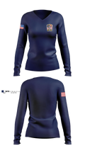 Rescue 2 Women's Long Sleeve V-neck Shirt - 3